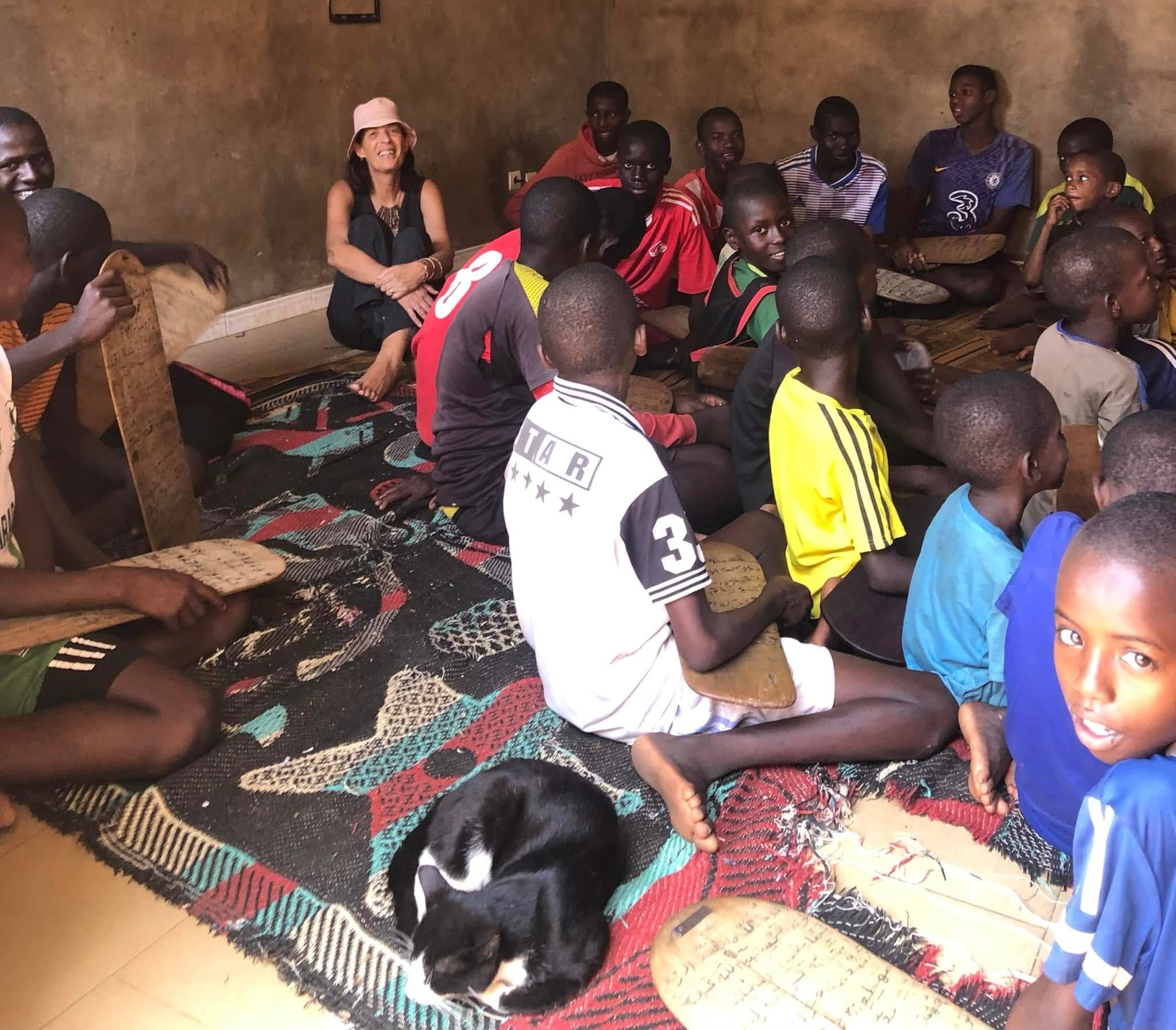 `Tess Hunneybell trauma psychotherapist working with Talibé children Senegal Every Kid Counts`